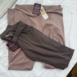 Felina Dusty Pink and Charcoal Leggings